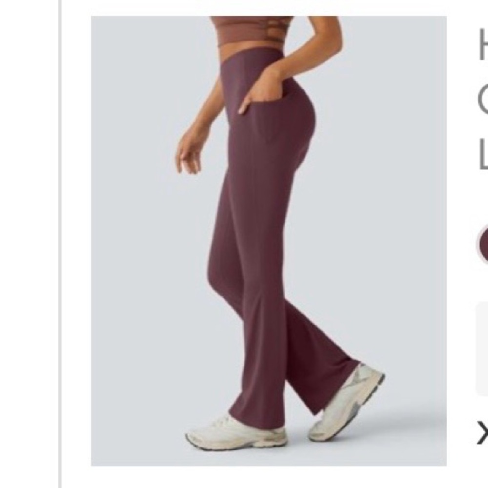 Halara High-Waisted Tummy Control Flare Leggings